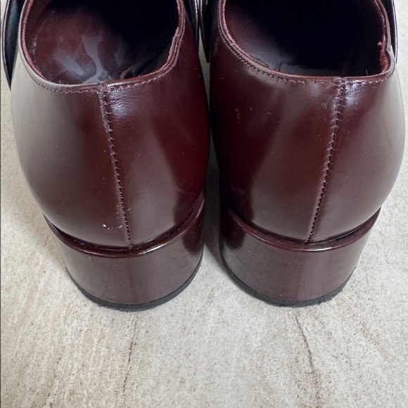 Vince women’s leather Dark Burgundy Loafers size 8/39 - Picture 3 of 8